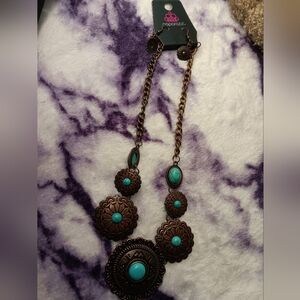 TEAL NECKLACE SET